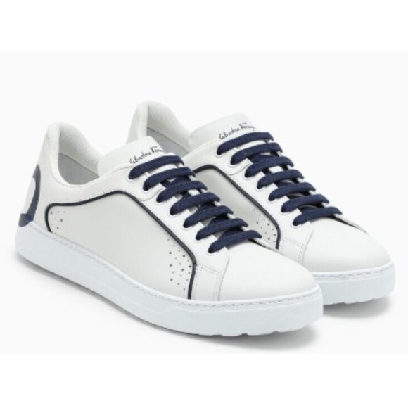 Salvatore Ferragamo Other - ❌SOLD❌Salvatore Ferragamo Manhattan Leather  Gancini-print Sneaker in White